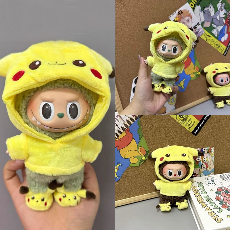 Baby Clothing Usa - 15 17cm 라부부 인형용 만화 귀여운