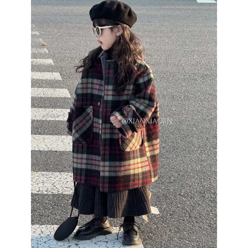 Baby Clothing High End - 한국 아동복 여아 울 코트 2025