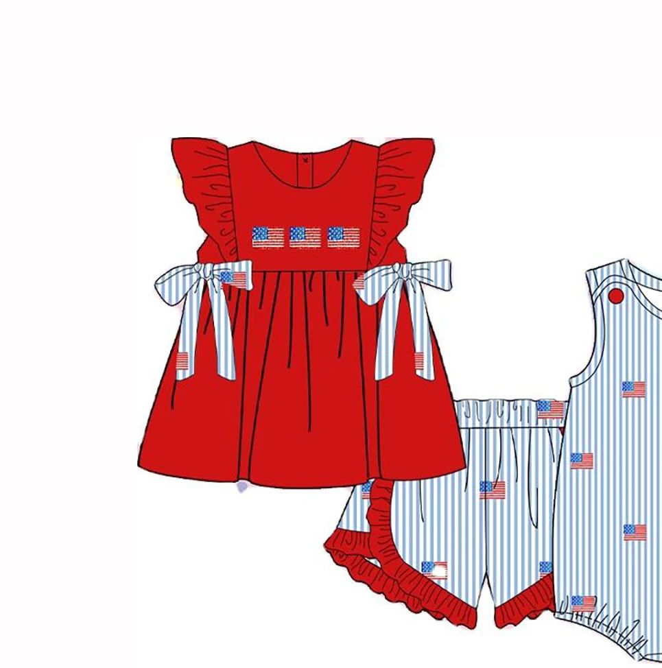 Baby Clothing High Quality - 고품질 7월 4일 어린이 의류 프린트