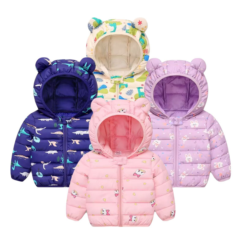 Baby Clothing Dividers - 어린이 면화 코트 아기 만화 다운