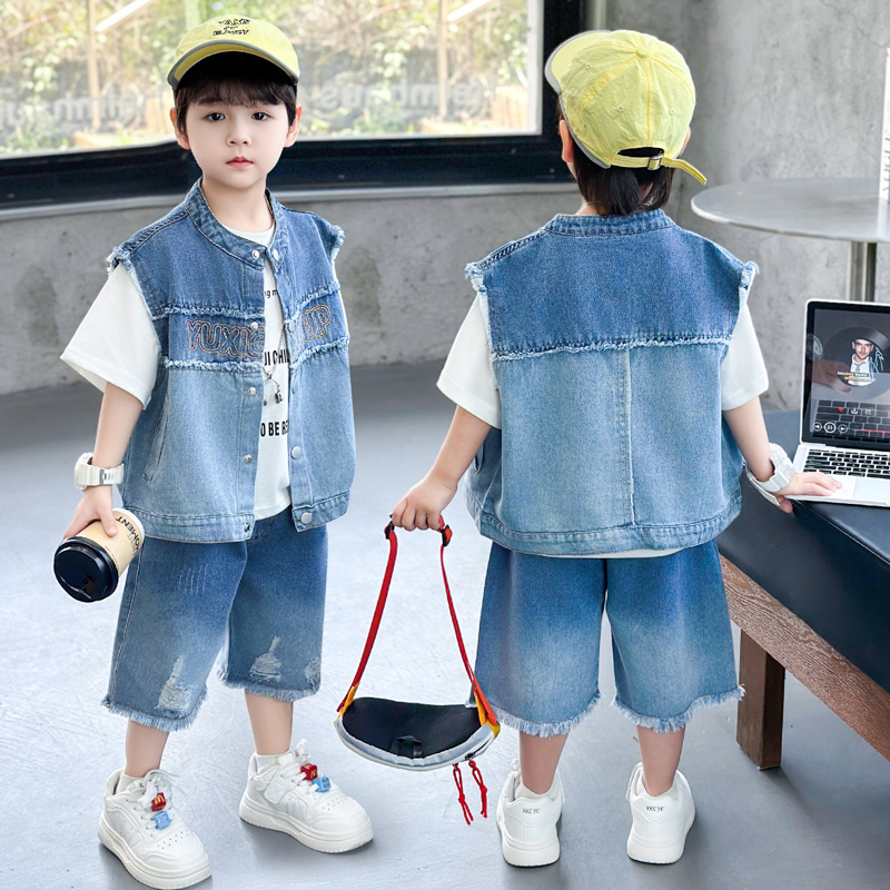 고품질 3피스 여름 아동복 세트 (남아용, 2-11세) - Baby Clothing High Quality 리뷰 및 가격
