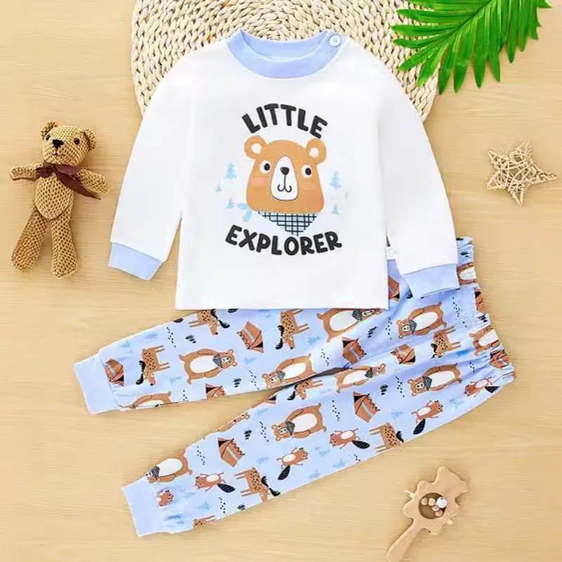 새로운 어린이 잠옷 아기 소년 소녀 귀여운 만화 긴 소 - Baby Clothing Dividers 리뷰 및 가격