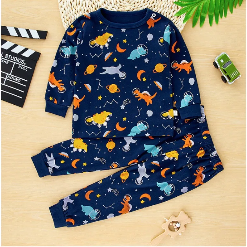 새로운 어린이 잠옷 아기 소년 소녀 귀여운 만화 긴 소 - Baby Clothing Dividers 리뷰 및 가격