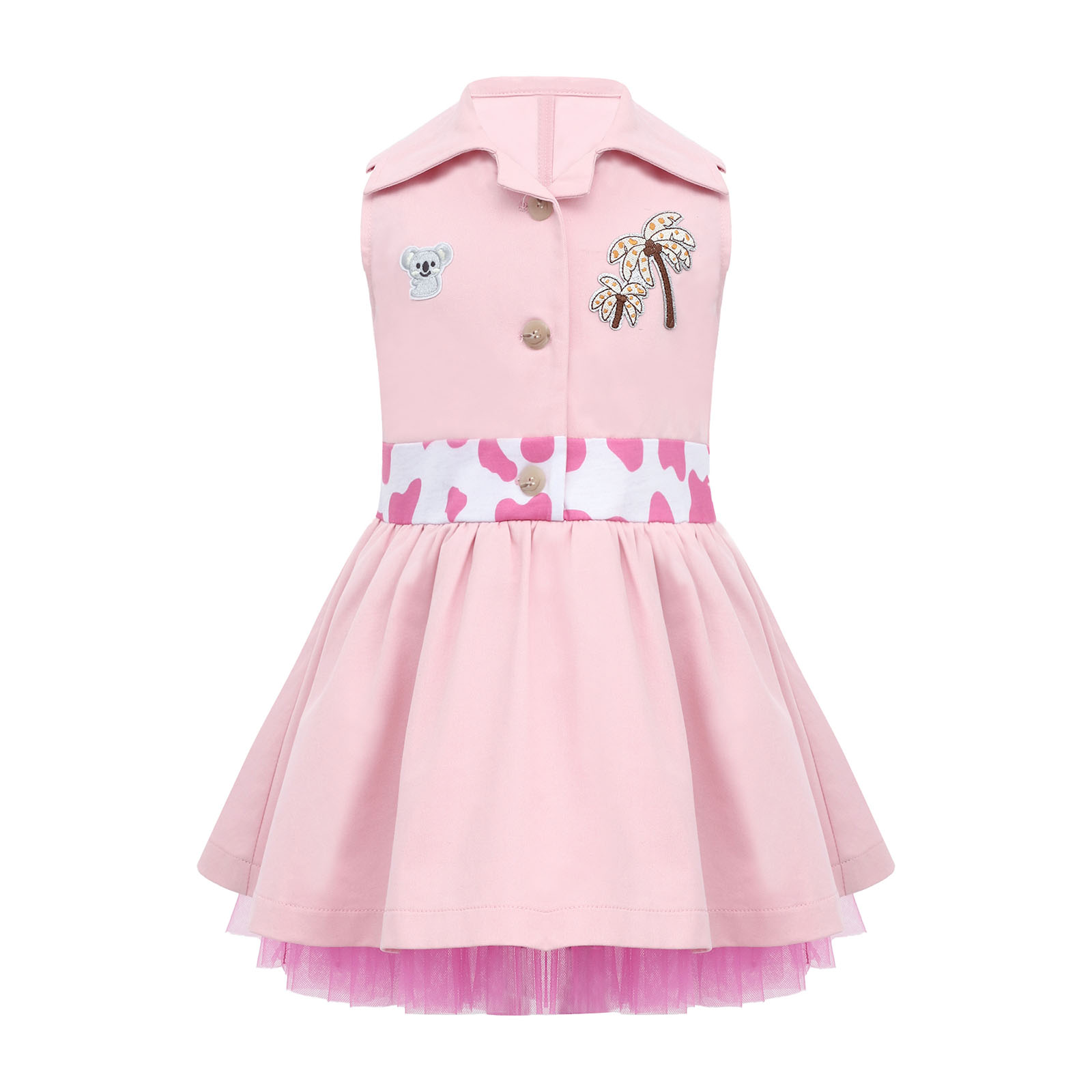 유아 여아 동물원 관리자 의상 민소매 귀여운 동물 자수 - Baby Clothing Dresser 리뷰 및 가격