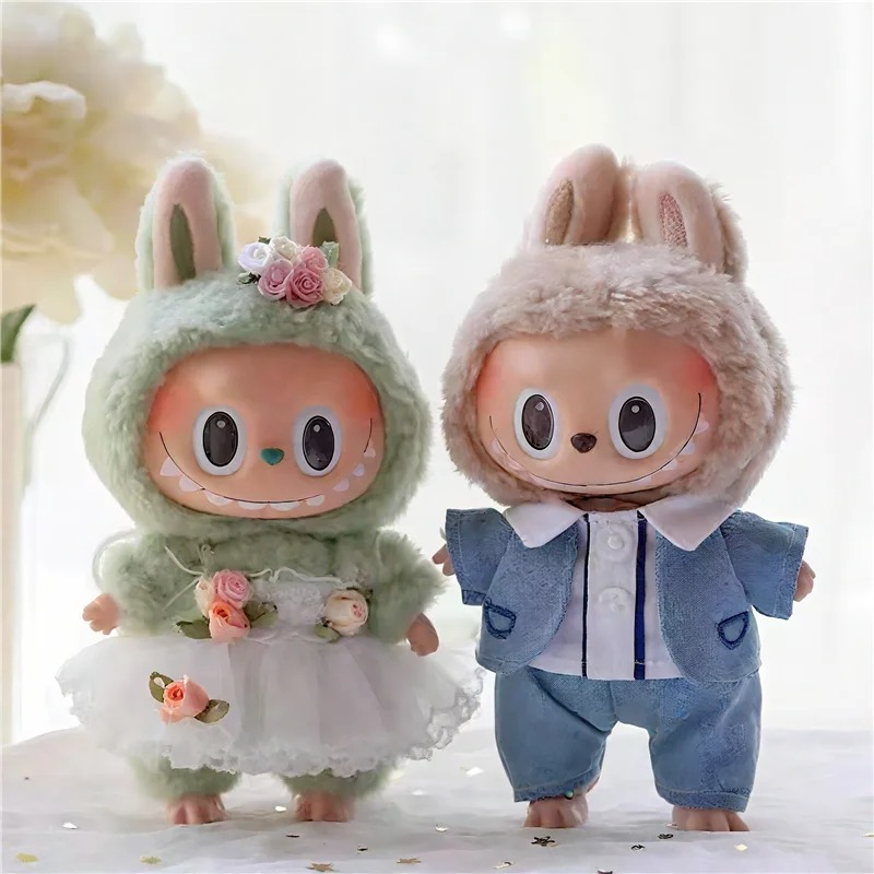 15 17cm 라부부 인형 웨딩 연인 드레스 의상 쉬폰 - Baby Clothing Usa 리뷰 및 가격