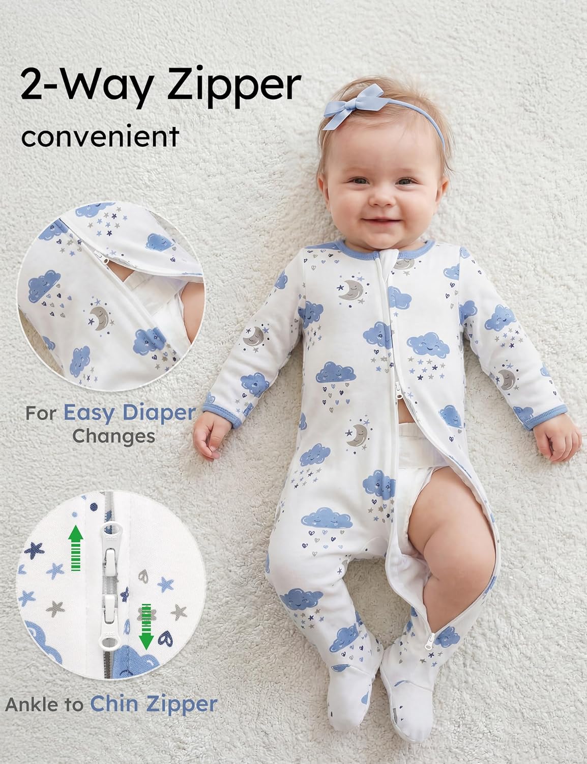아기 잠옷 100% 유기농 면 소재 신생아용 수면복 ( - Baby Clothing Organic 리뷰 및 가격