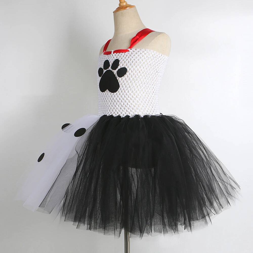 달마시안 개 투투 드레스 아기 소녀를위한 흰색 검은 반 - Baby Clothing Usa 리뷰 및 가격