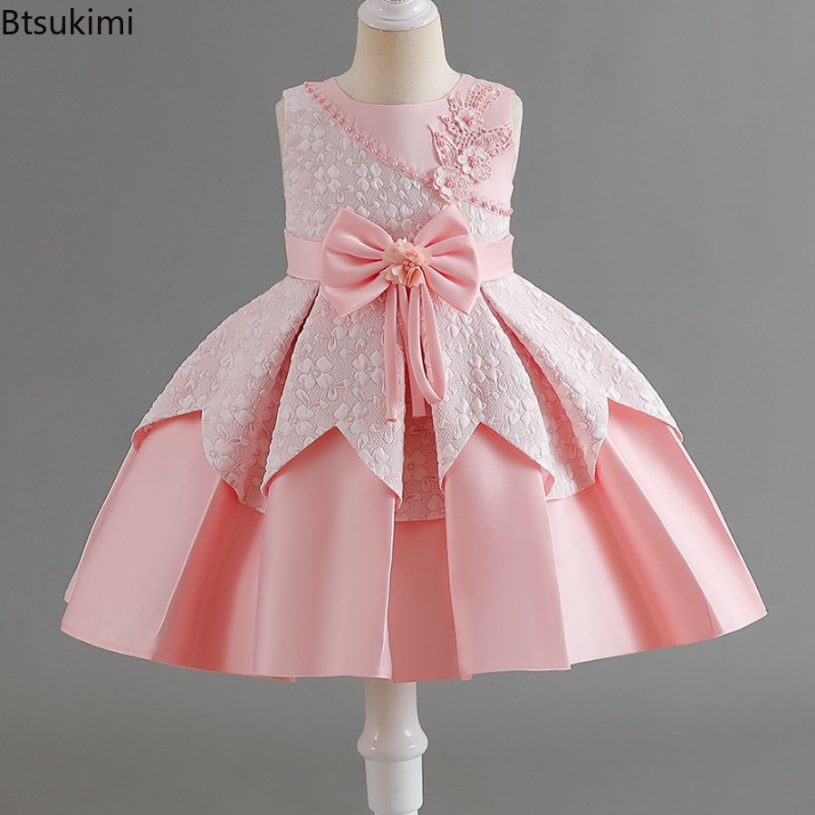 새로운 2026 아기 소녀 고품질 레이스 꽃 드레스 진 - Baby Clothing High Quality 리뷰 및 가격