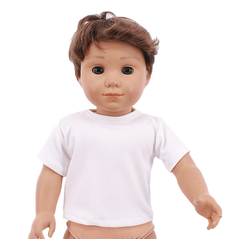 인형 옷 여름 티셔츠 순수 코튼 반팔 수제 솔리드 컬러 - Baby Clothing Dividers 리뷰 및 가격