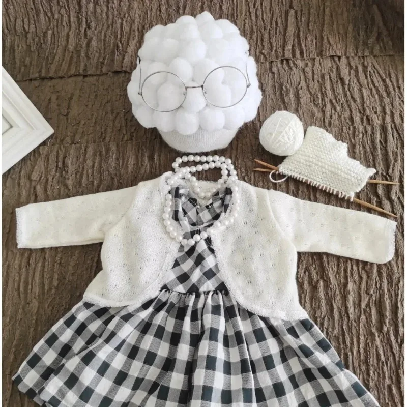 신생아 사진 소품 아기 소녀 할머니 복장 아기 소년 할 - Baby Clothing Dividers 리뷰 및 가격