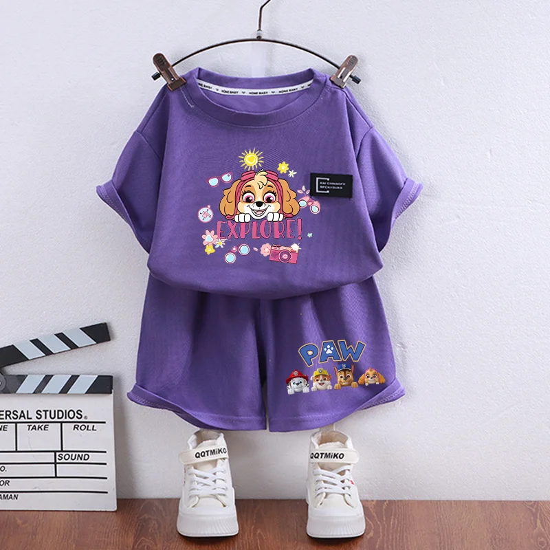 2피스 퍼피파트롤 티셔츠 체이스 스카이 아동용 반팔 반 - Baby Clothing Dividers 리뷰 및 가격