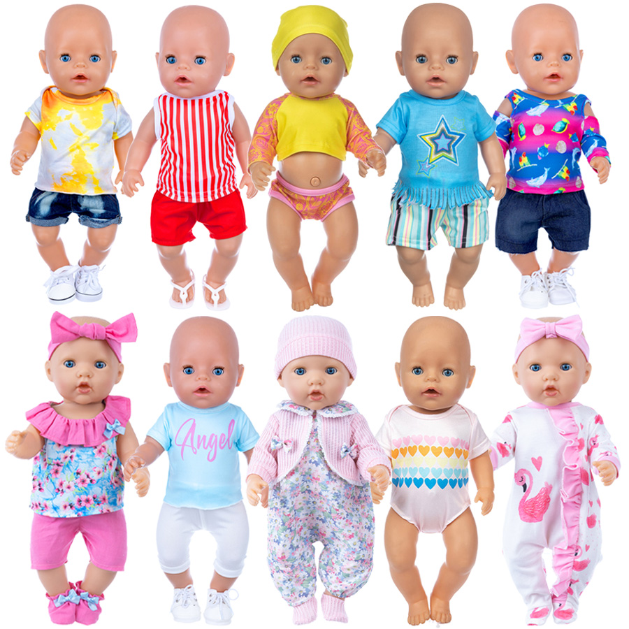 18 인치 다시 태어난 인형을위한 인형 옷 45cm 신 - Baby Clothing Usa 리뷰 및 가격