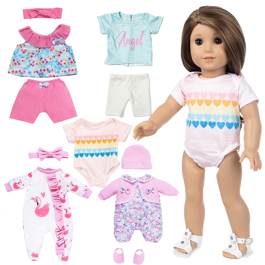 18 인치 다시 태어난 인형을위한 인형 옷 45cm 신 - Baby Clothing Usa 리뷰 및 가격