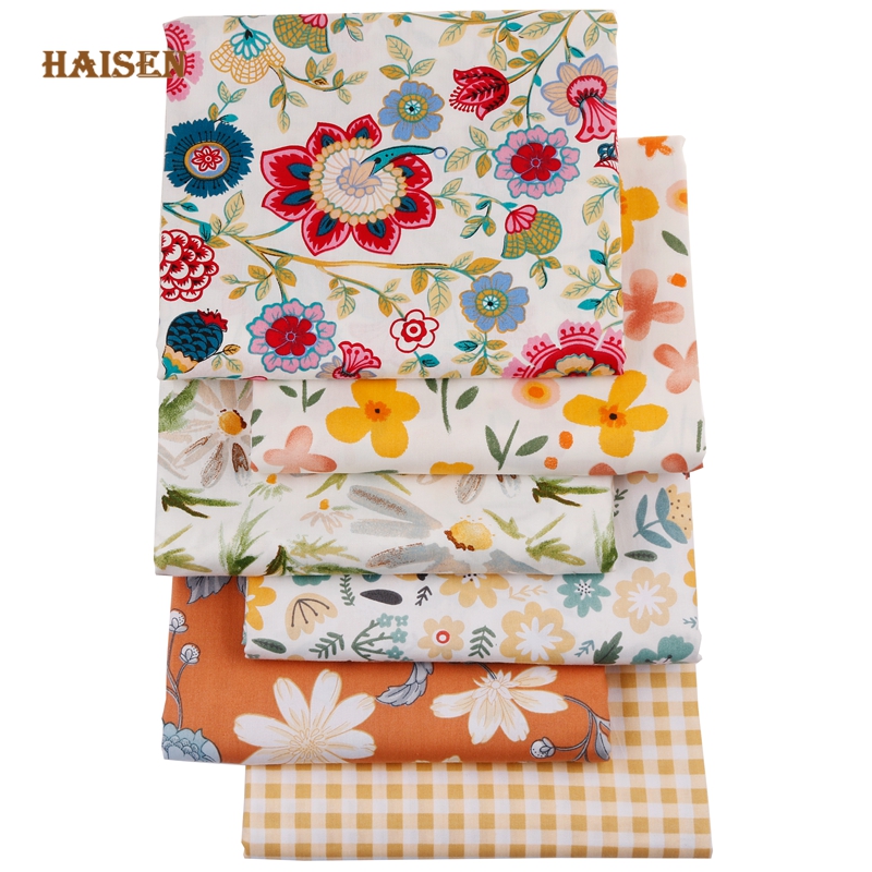 6pcs 40x50cm 코 튼 능 직물 패치 워크 패브 - Baby Clothing Organic 리뷰 및 가격