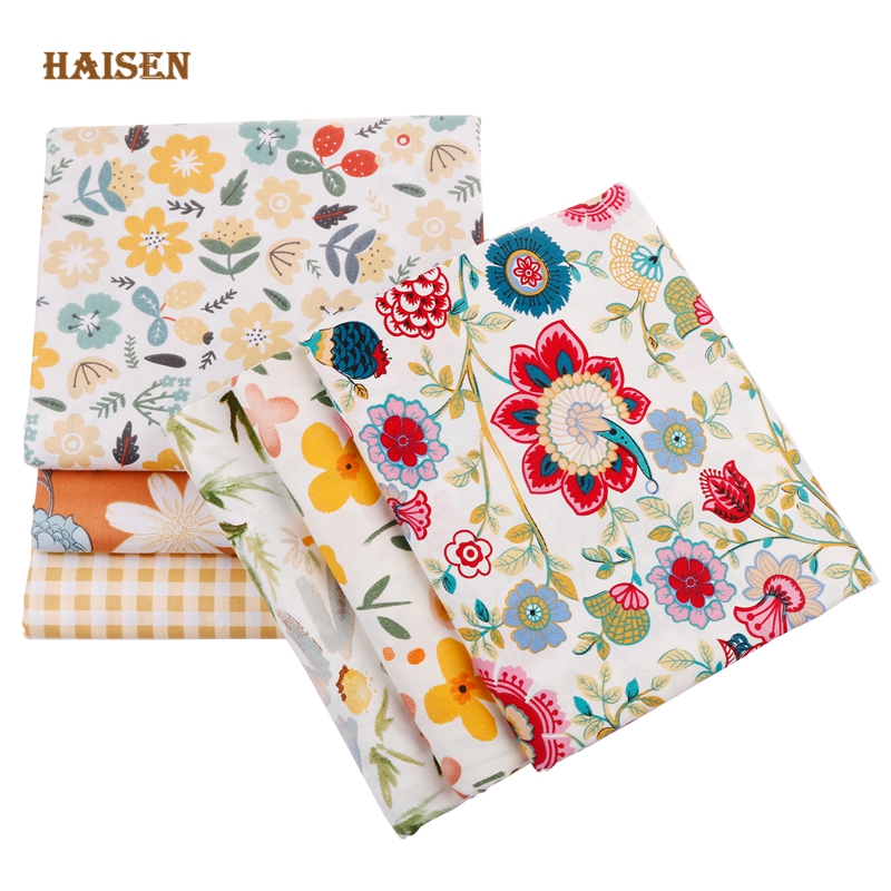 6pcs 40x50cm 코 튼 능 직물 패치 워크 패브 - Baby Clothing Organic 리뷰 및 가격