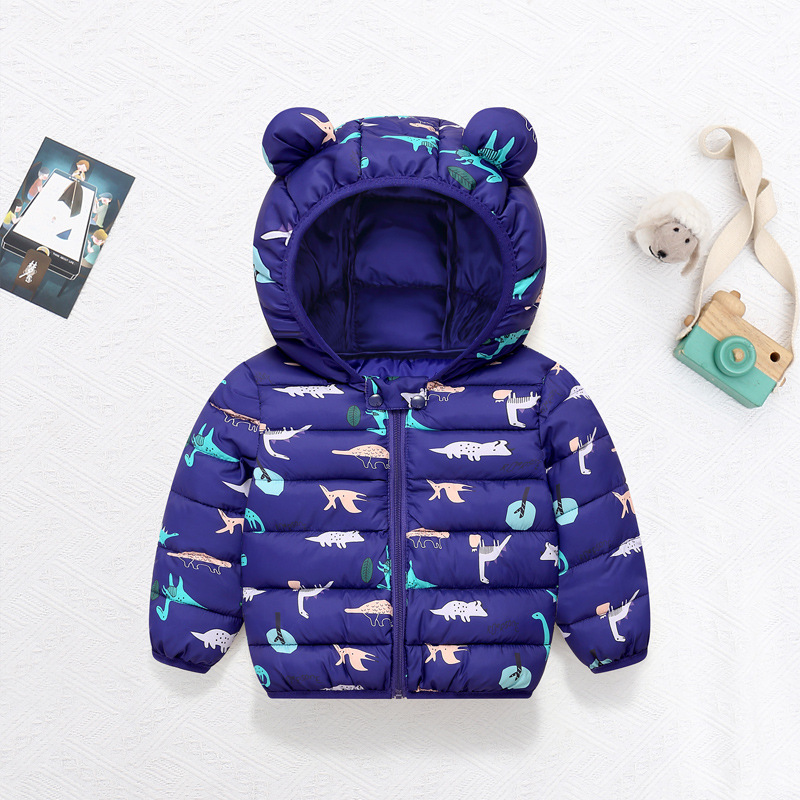 어린이 면화 코트 아기 만화 다운 재킷 소년 후드 Co - Baby Clothing Dividers 리뷰 및 가격