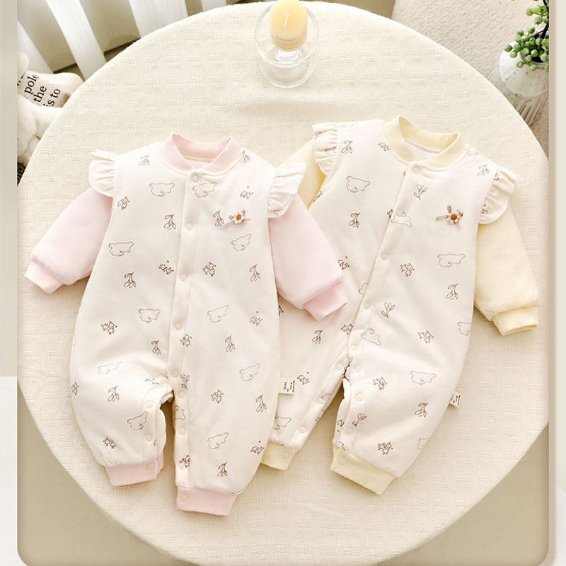 신생아 아기 면 고품질 봄과 가을 점프 슈트 귀여운 나 - Baby Clothing High Quality 리뷰 및 가격